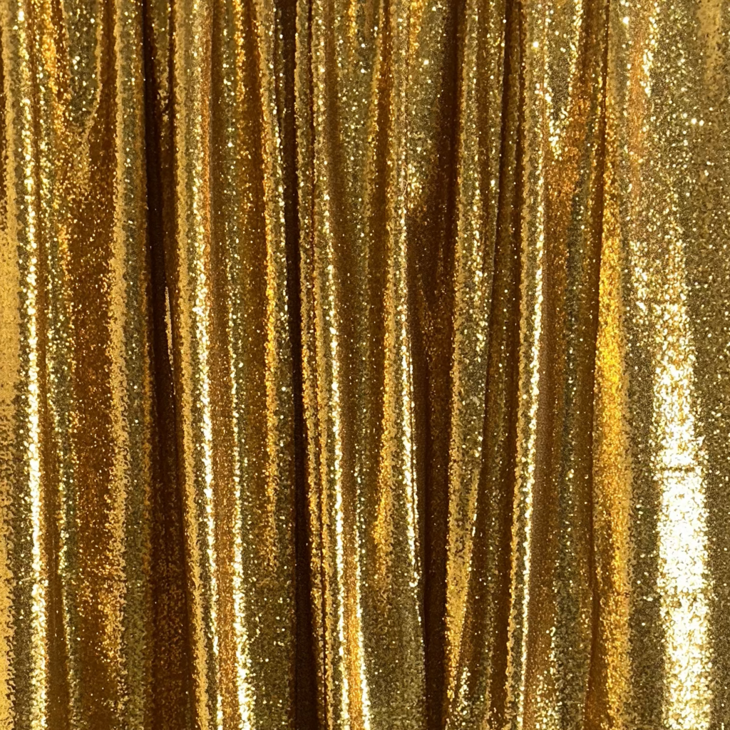 Gold Sequin Drape Backdrop